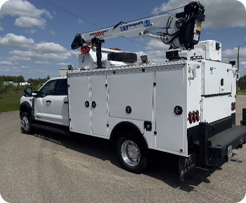 Service truck bodies