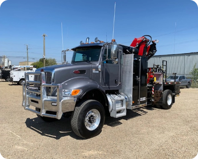 Truck sunny day gray color