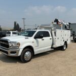 2024 Ram 5500 Crew Cab SLT 4x4 Diesel Ventures Service body Cobra 5500RSE Crane Lincoln Ranger Air 260 MPX Multifunction