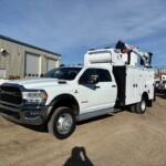 2024 Ram 5500 Crew SLT 4x4 Milron 11' Service Body Cobra 5500RSE Crane VMac VR70 Air Compressor Goodall Revolt