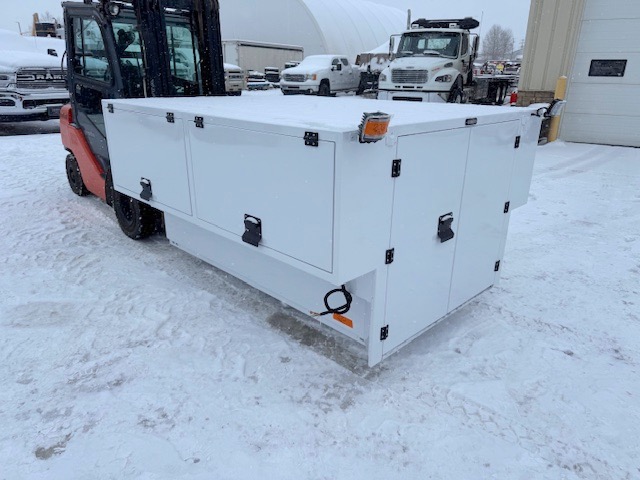 Milron 8 Ft Aluminum Slide-In Service Body