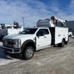 2024 Ford F550 Super Cab XLT 4x4 Service Truck Milron 11 Series Service Body Cobra 5500RSE Crane Vanair 330D Multi-function