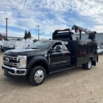 2025 Ford F550 super cab XLT 4x4 Service Truck Milron service body Cobra 5500RSE Lincoln Ranger Air 330MPX