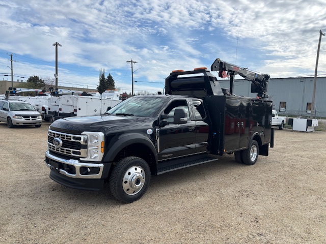 2025 Ford F550 super cab XLT 4x4 Service Truck Milron service body Cobra 5500RSE Lincoln Ranger Air 330MPX