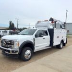 2025 Ford F550 Super Cab XLT 4x4 Diesel Service truck with crane