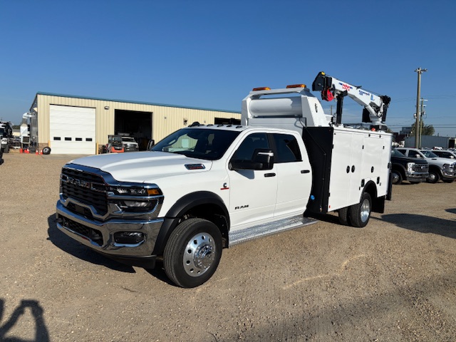 2025 Ram 5500 Crew Cab Big Horn 4x4 Service Truck with Crane