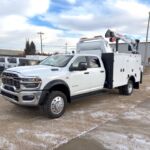 2025 Ram 5500 Big Horn 4x4 Diesel Service truck with crane and lincoln multi-function