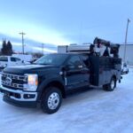 2025 Ford F550 Super Cab XLT 4x4 Service truck Diesel Dematco service body cobra 5500rse crane lincoln ranger air 330MPX Multi-function