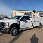 Superb service truck 2026 Ford F550 4x4 diesel dematco service body cobra crane Lincoln ranger air 330 max